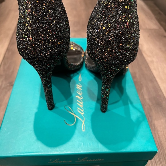 Sparkly Black Heels - Picture 3 of 5